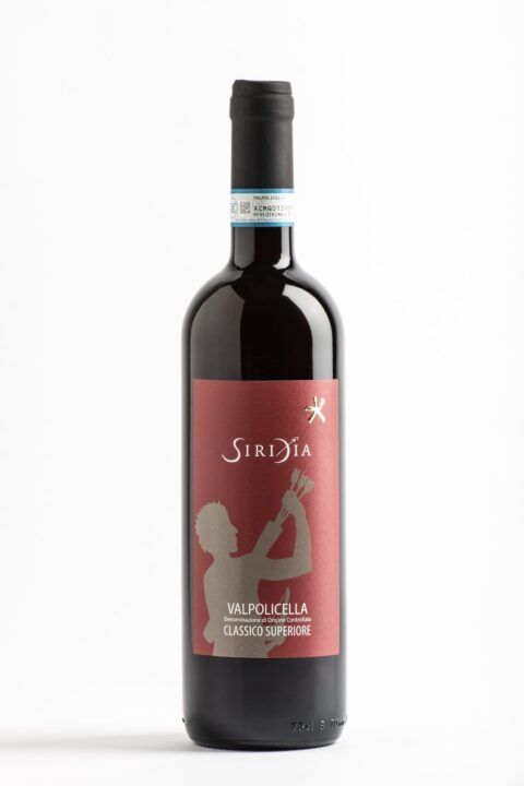 Bottiglia di Valpolicella Classico superiore Siridia