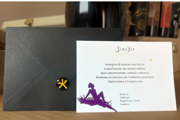 Gift Voucher for a Siridia Tasting Experience